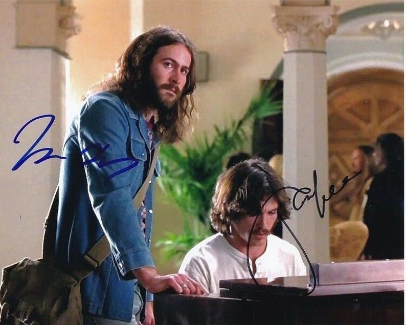 Jason lee and billy crudup signed almost famous russell & jeff 8x10 Photo Poster painting