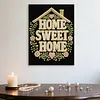 DIY Pearl Painting Love House for Home Wall Decor with Frame(30x40cm)