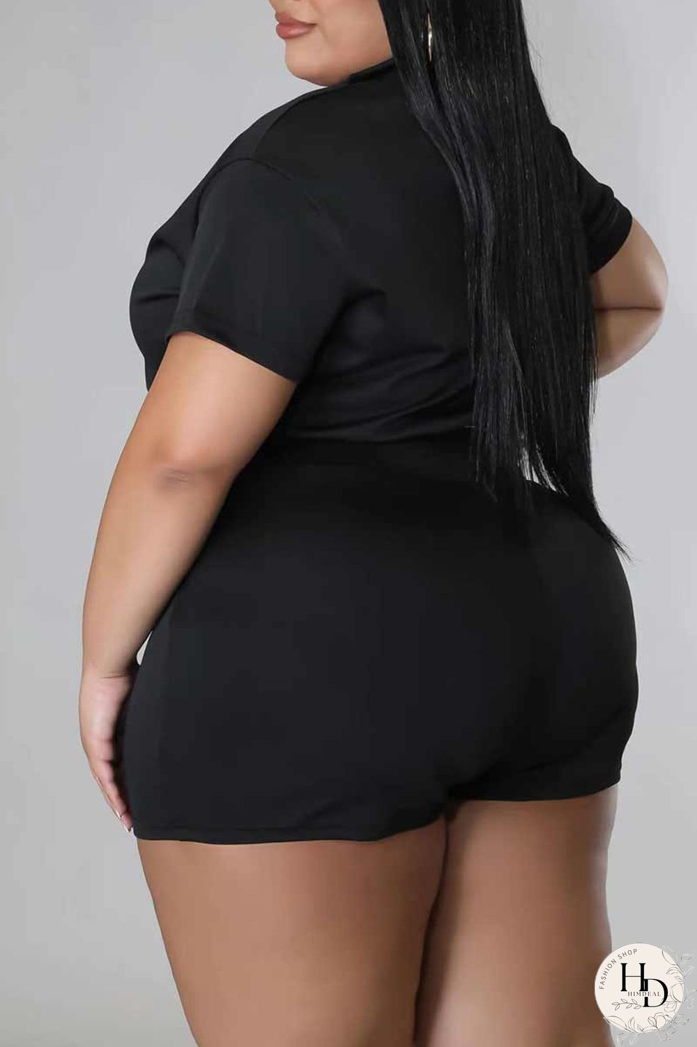 Red Casual Solid Patchwork Zipper Plus Size Two Pieces