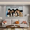 Friends-Full rond diamant peinture-85 * 55cm-grande taille
