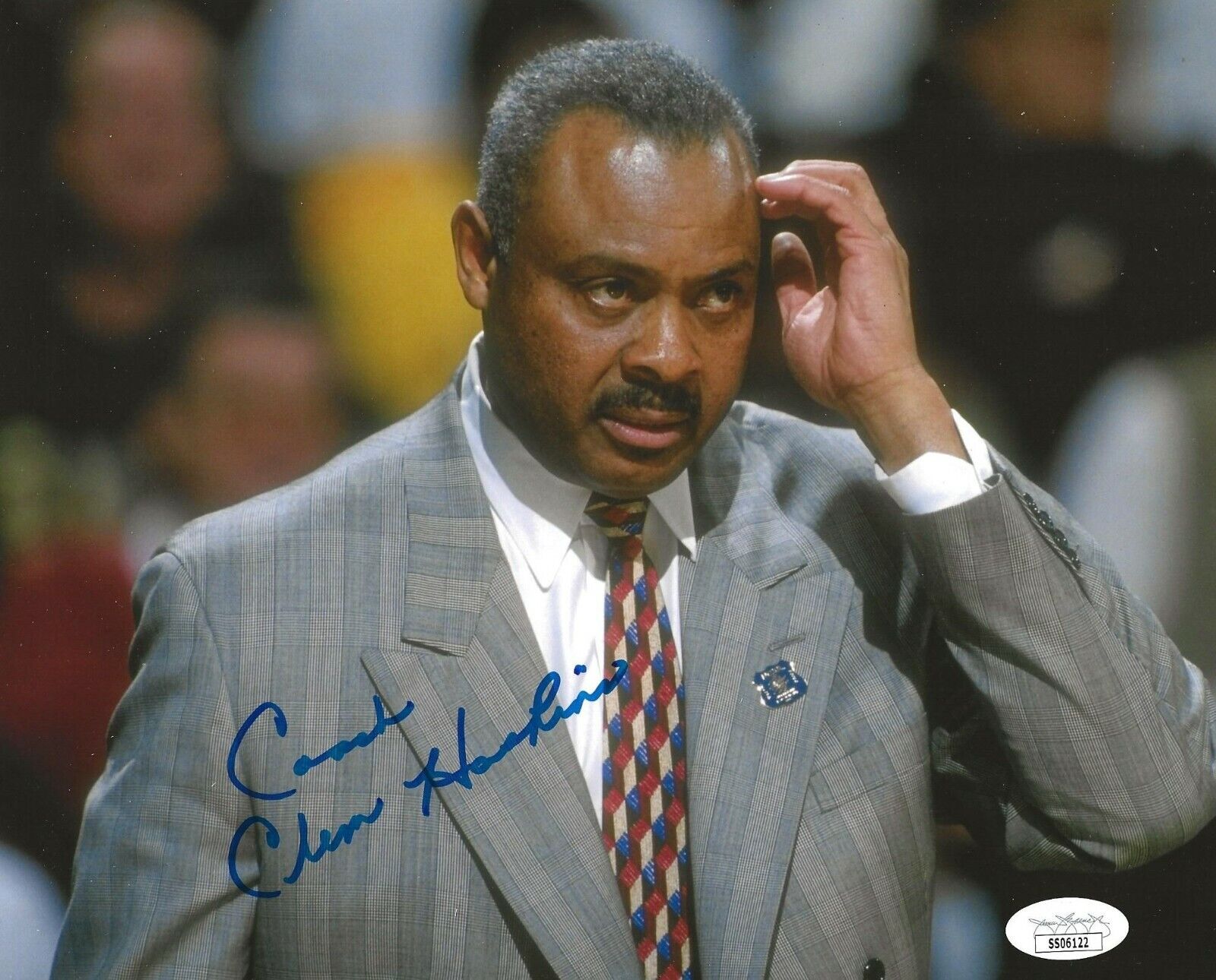 Clem Haskins signed Minnesota Golden Gophers 8x10 Photo Poster painting autographed JSA