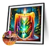 Forest Candle-Full Round Diamond Painting