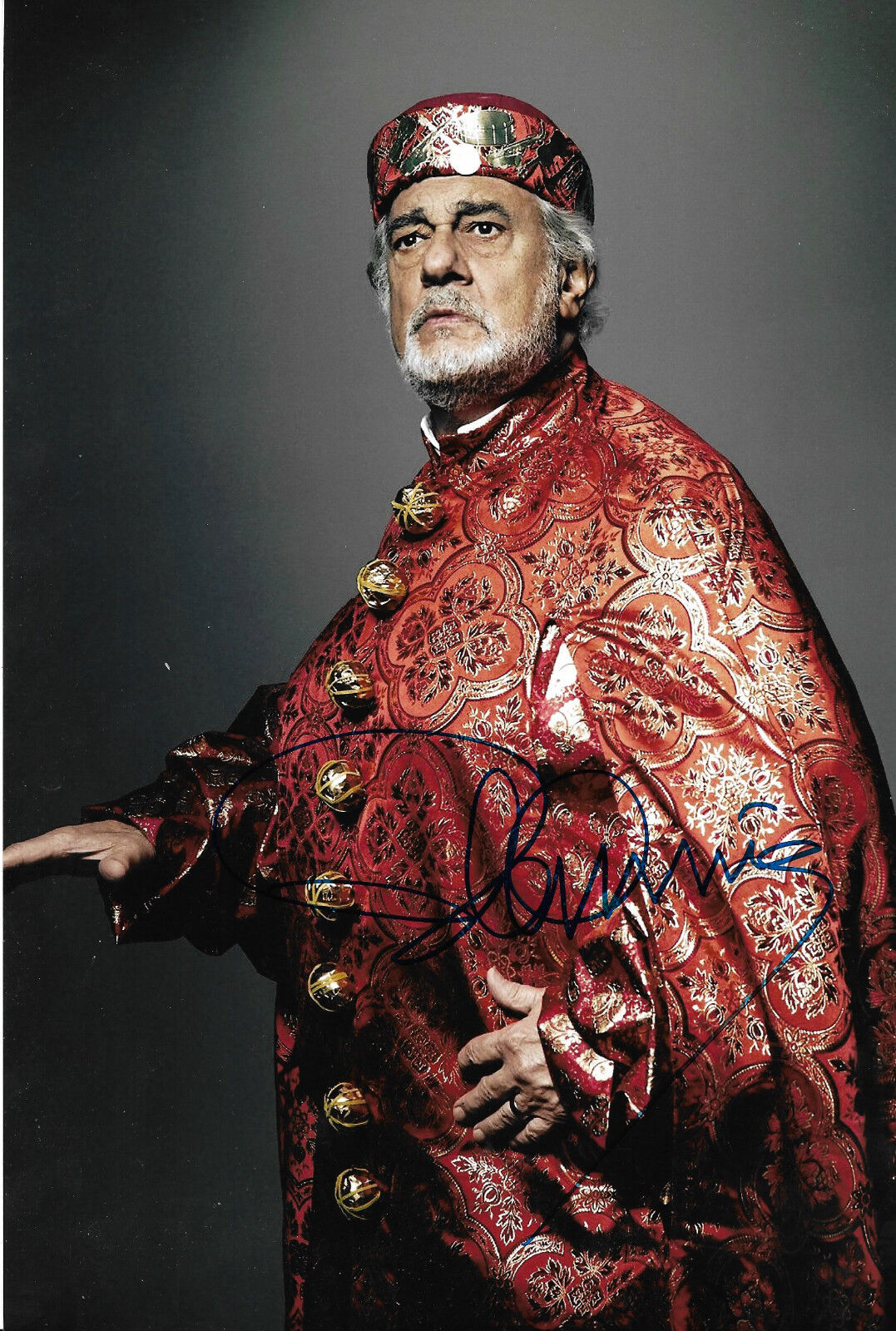 Placido Domingo Opera signed 8x12 inch Photo Poster painting autograph