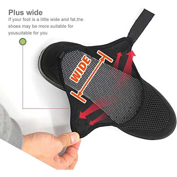 VARSKARC Women's Casual Air Cushion Platform Sneaker Mary Jane Shoes 8.5 Grey