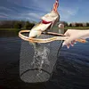 Fishing Landing Net Wooden Handle Trout Net Fly Fishing Net Fishing Accessories