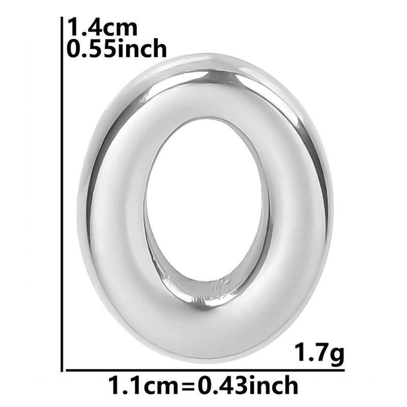 1 Piece 304 Stainless Steel Solid Color Pendant