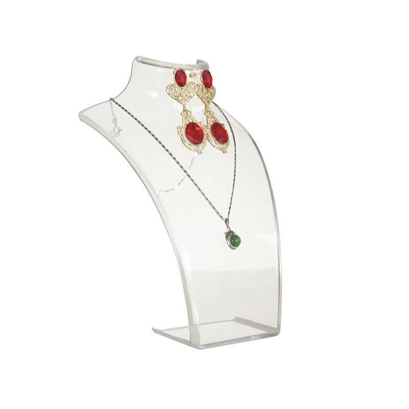 Acrylic Model Rack Necklace Jewelry Display Rack Portrait Neck Rack Jewelry Rack Props