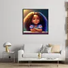 uk.everydayedeals (Limited Stock)Cross Stitch - 11ct Stamped - Fille boucl&eacute;e africaine (40*40cm)