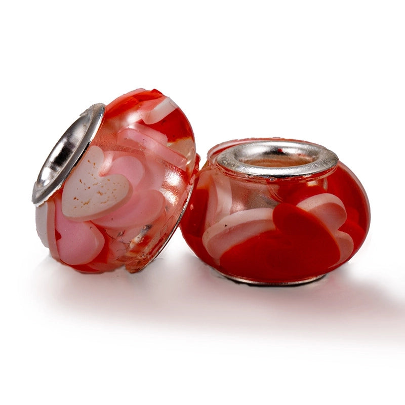 10 PCS/Package Arylic Color Block Beads