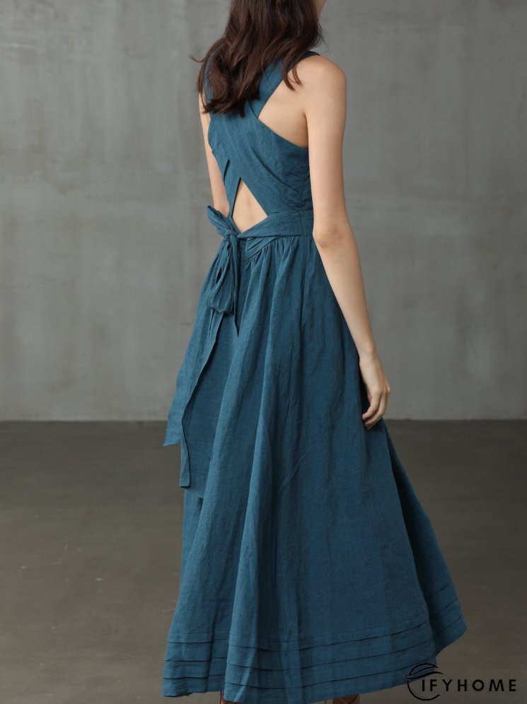 Cross Back Cocktail Dress | IFYHOME