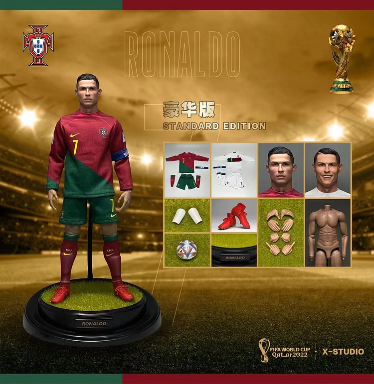 Preorder XStudio X Aix Paint StudioFIFA WORLD CUP Qatar 2022 CR7 1/6