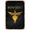 Bon Jovi - Vintage Metal Signs - 20*30cm/30*40cm - Music