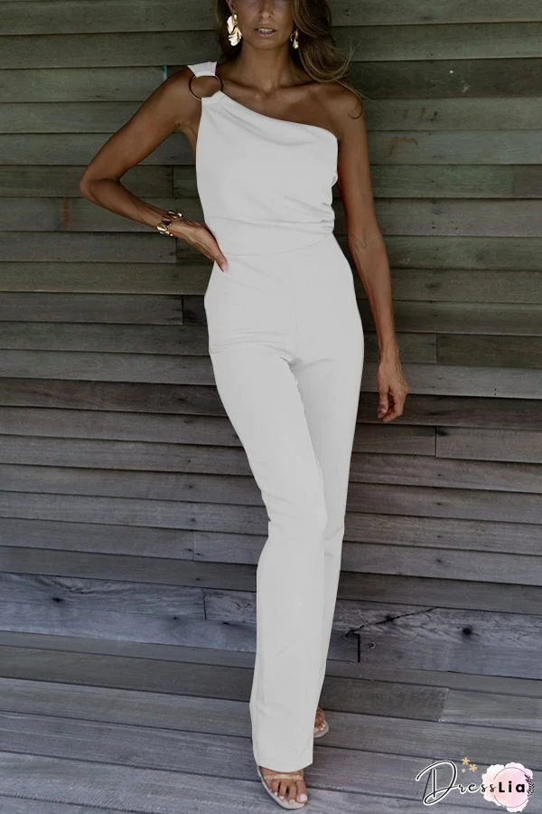 Meet Up Zipper Tie Knit Jumpsuit