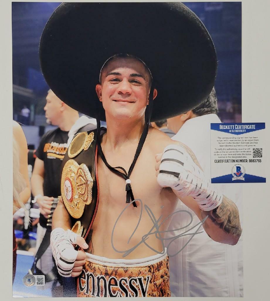 Joseph Diaz Jr. signed 11x14 Photo Poster painting WBC IBF Boxing Autograph E ~ Beckett BAS COA