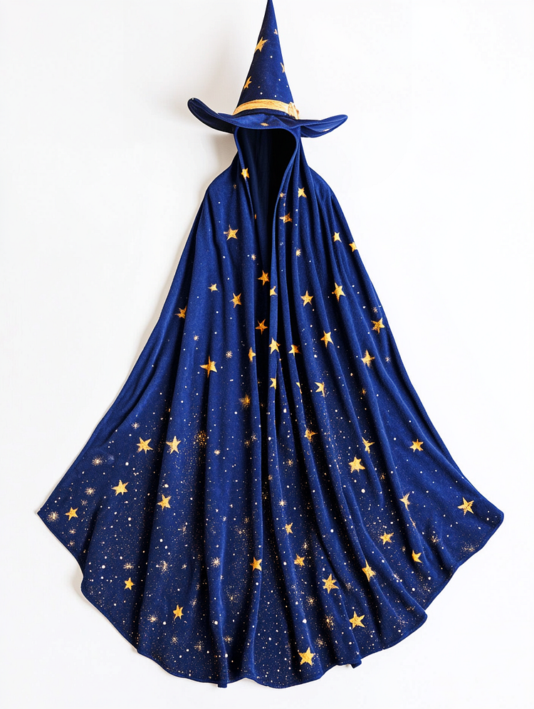 The moon and The stars long wizard cape f610