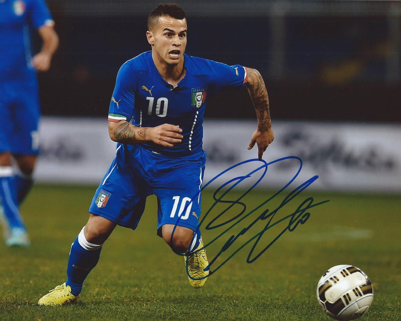 Sebastian Giovinco Signed 8×10 Photo Poster painting Team Italy Toronto FC Autographed COA