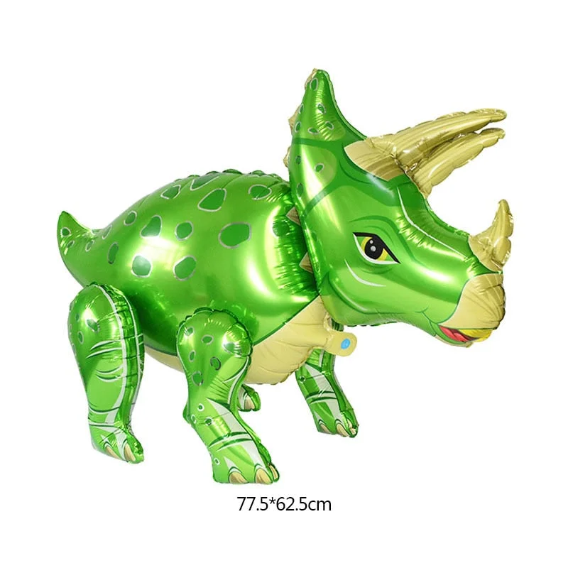 1Pc 4D Walking Dinosaur Foil Balloons Dinosaur Party Supplies Birthday Decoration Ballons Jungle Animal Part Supplies Globos