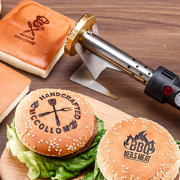 Custom Food Branding Iron Meat Branding Iron for Food Personalized BBQ Branding Iron Personalized Branding Iron for Grilling Custom Steak Christmas Gift