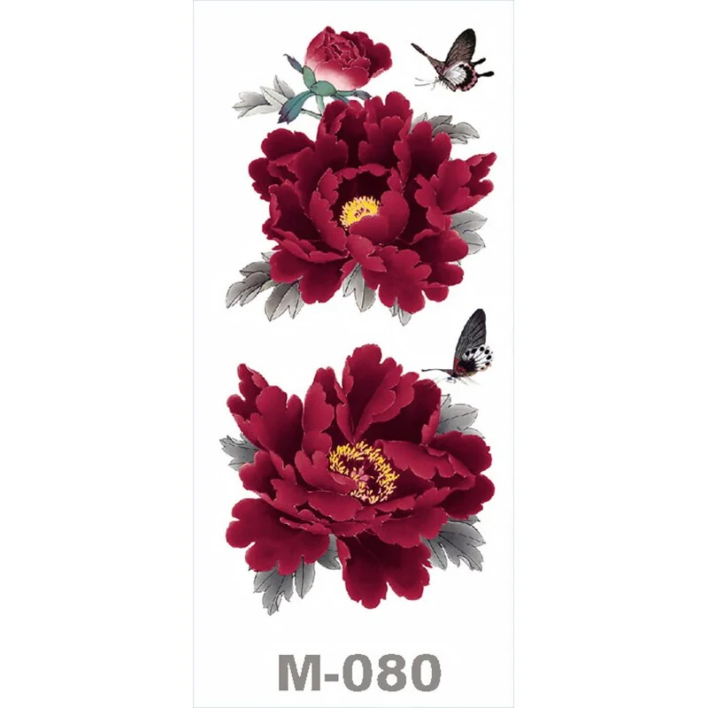 SDRAWING Temporary Tattoo Stickers Butterfly Flower Eagle Scorpion Men And Women Small Size Art Tattoo Neck Hip Arm Chest