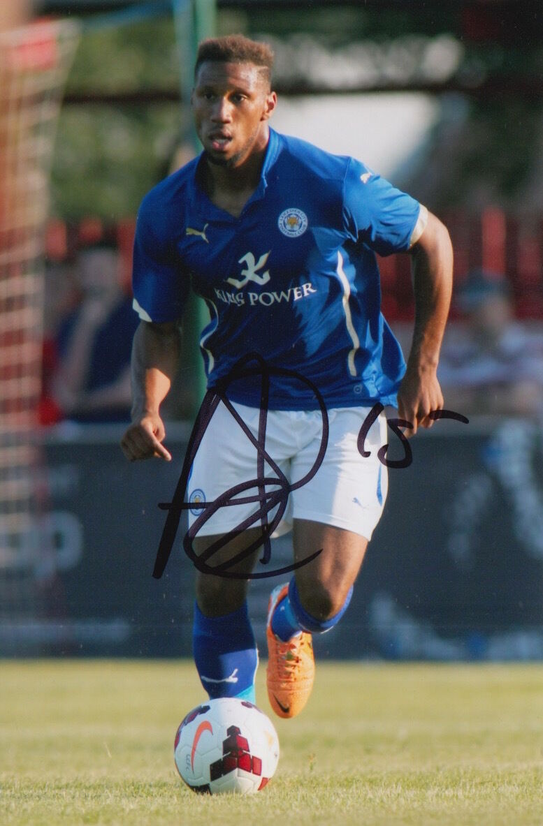 LEICESTER CITY HAND SIGNED ALIE SESAY 6X4 Photo Poster painting.