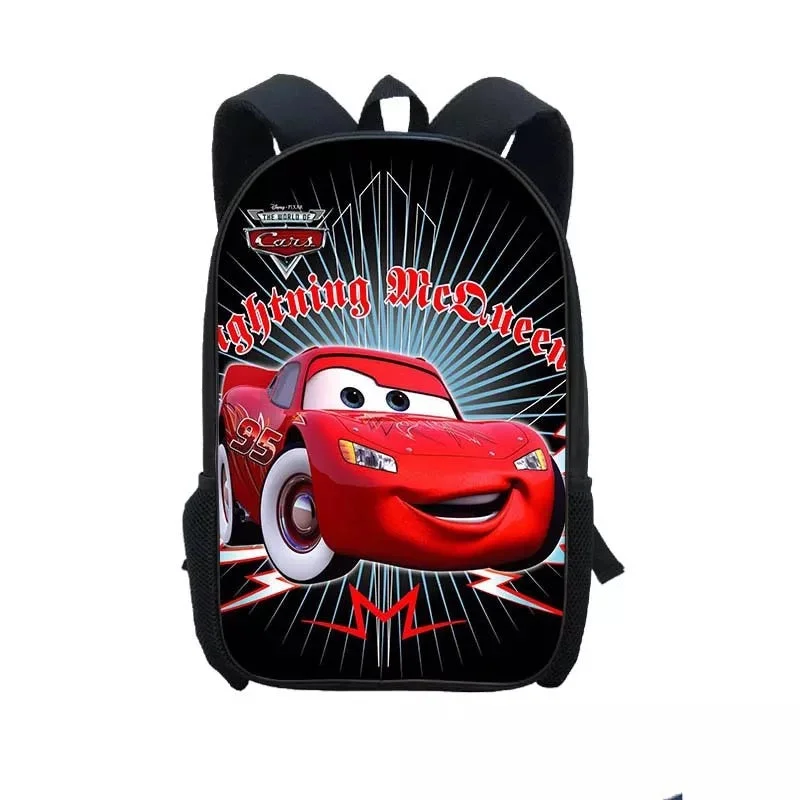 Buzzdaisy Movie Cars Lightning McQueen #4 Backpack School Sports Bag