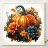 (40*40cm)Pumpkin - Round Partial AB Drill Diamond Painting