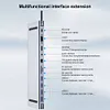 14 in 1 USB C Hub with 4K HDMI-Compatible VGA Ethernet 100W PD SD/TF Audio