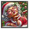 Grandma Santa-11CT Stamped Cross Stitch 40*40cm/15.75*15.75in