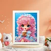 Cartoon Little Girl Diamond Art Painting Kits with Frame 