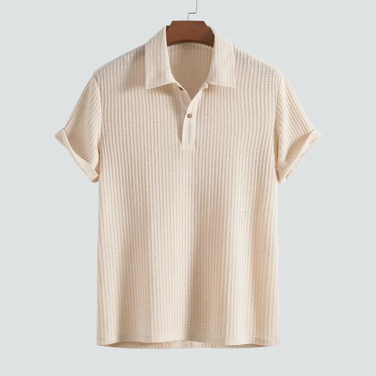 Lorenzo Waffle Knit Polo