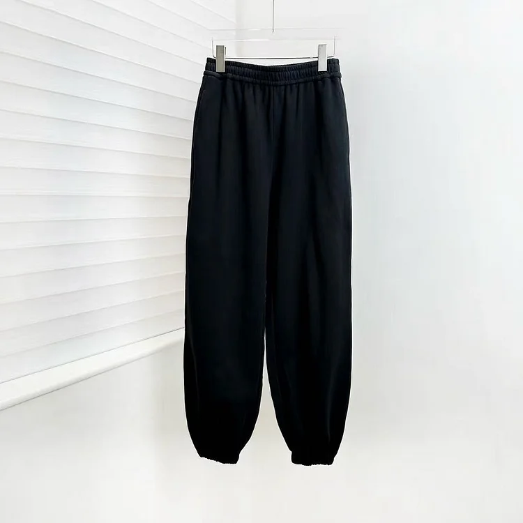 Autumn Winter&nbsp; Women's Sweatpants All Season Simple High Waist Joggers Full Length Loose Fit Pants
