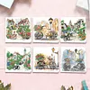 6Pcs Diamond Painting Bicycle Town Greeting Card Set with Envelopes for Birthdays Thanksgiving & Special Occasion