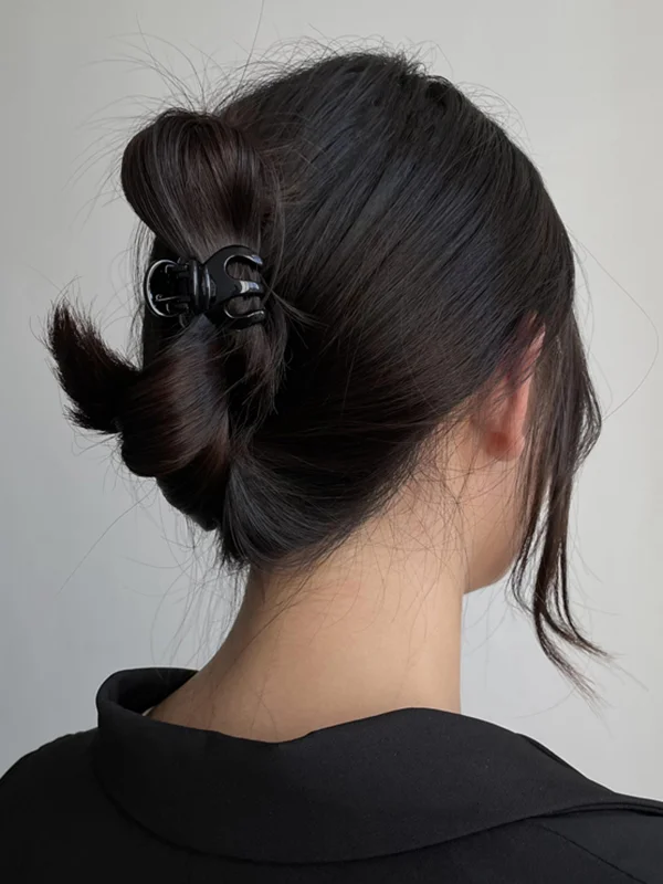 5 Colors Simple Solid Color Hair Clip