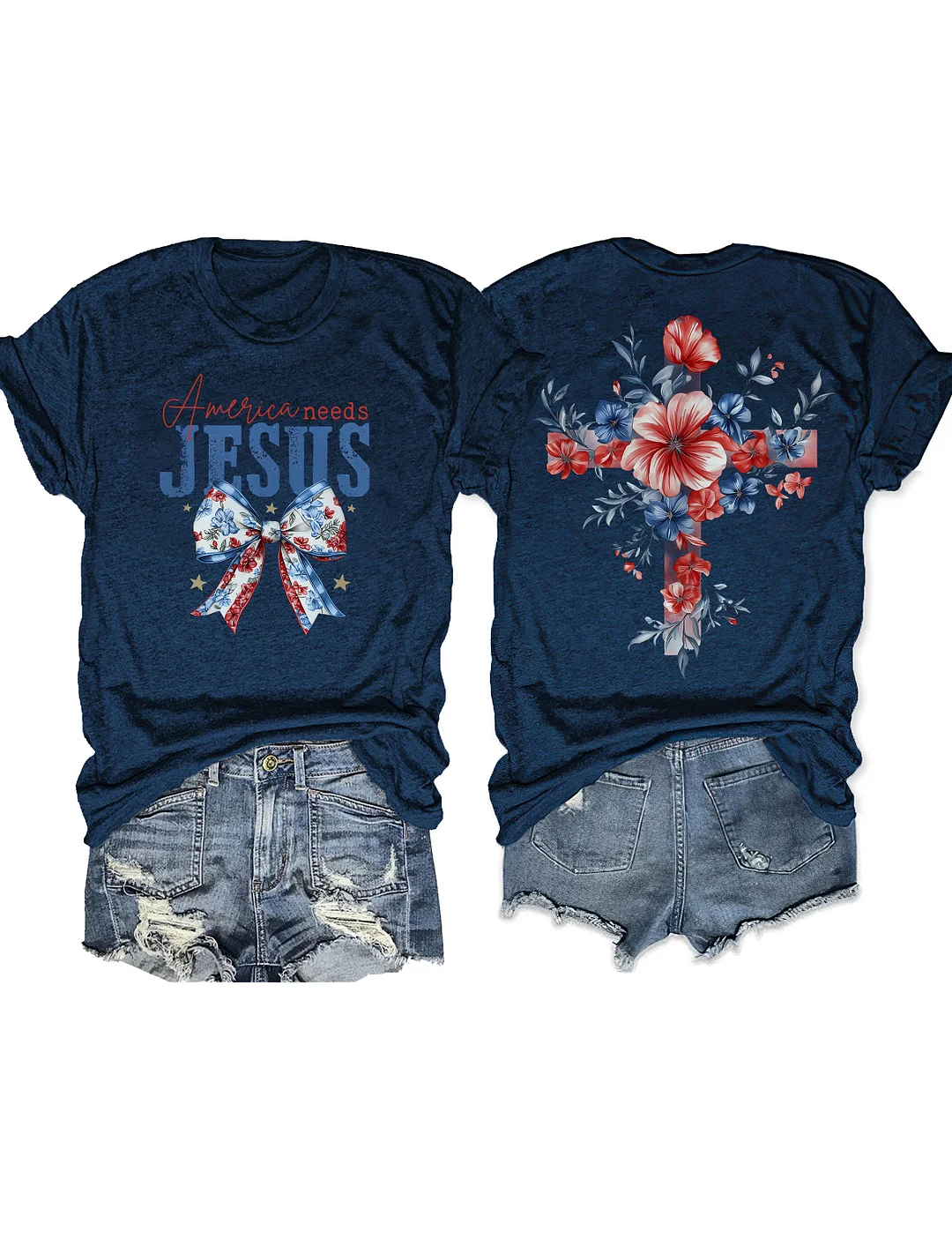 America Needs Jesus T-shirt