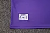 Joyfball 2025/2026 Real Madrid Half-Pull Training Suit Purple Retro Version Football Shirt 1:1 Thai Quality
