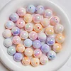 100PCS Creamy UV Flashing Noctilucent DIY Bracelet Acrylic Beads