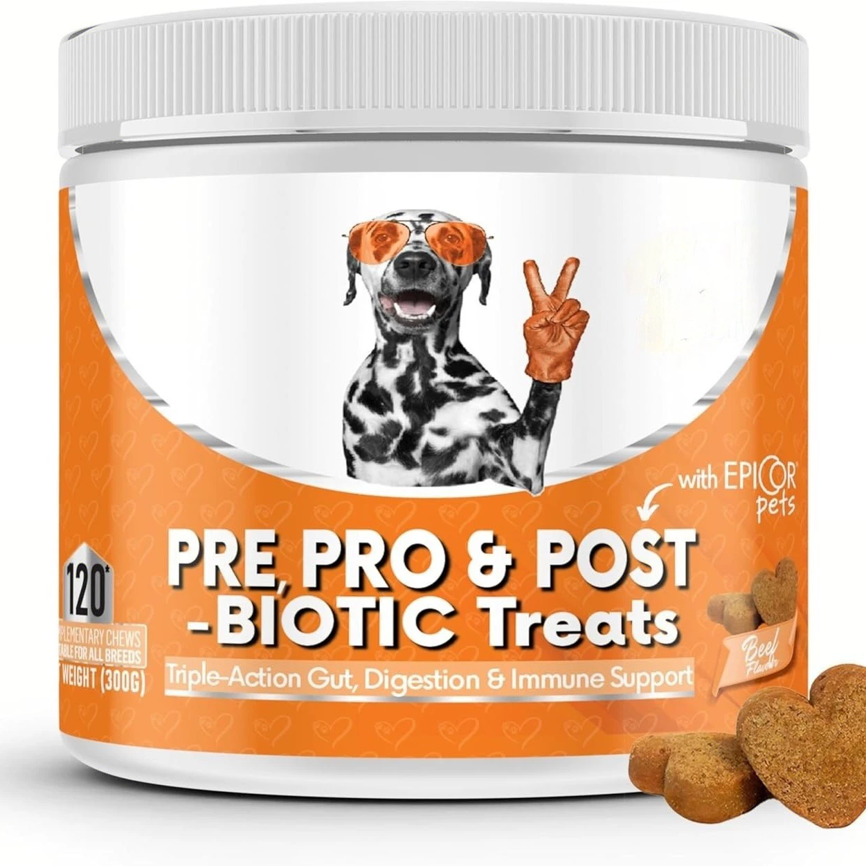 Pre, Pro & Post-Biotic Pet Treats