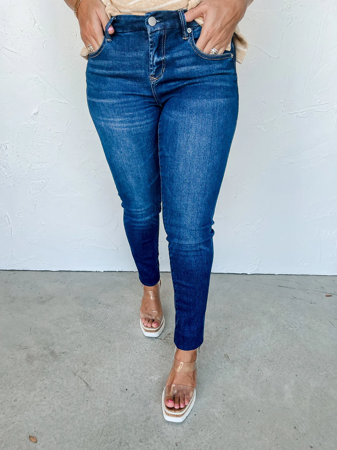 Joyrich Mid Rise Skinny Jeans-Mullholand
