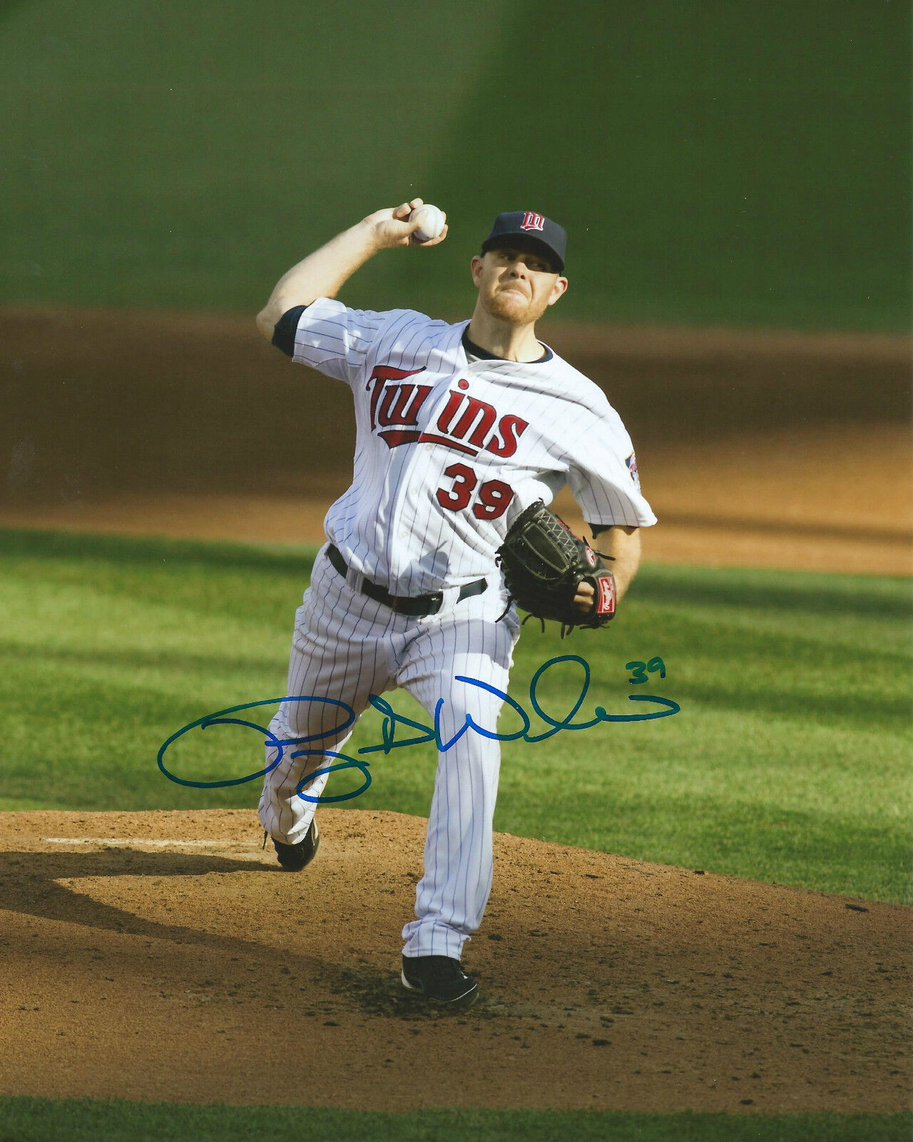 P.J. Walters *MINNESOTA TWINS* Signed Autographed 8x10 Photo Poster painting COA GFA