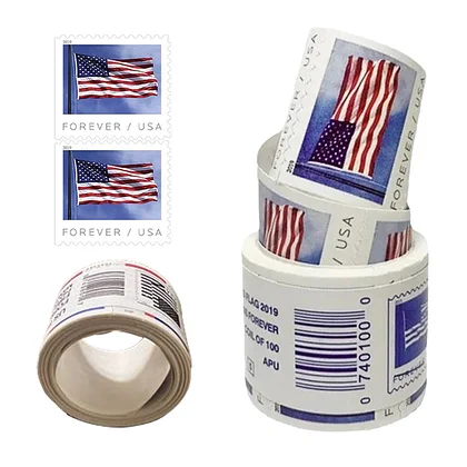 Forever Stamps First Class Mail Postage Stamps U.S. Flag 2017
