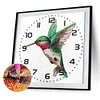 Bird Clock Mosaic Part Special Shape Diamond DIY Painting Kit Gifts