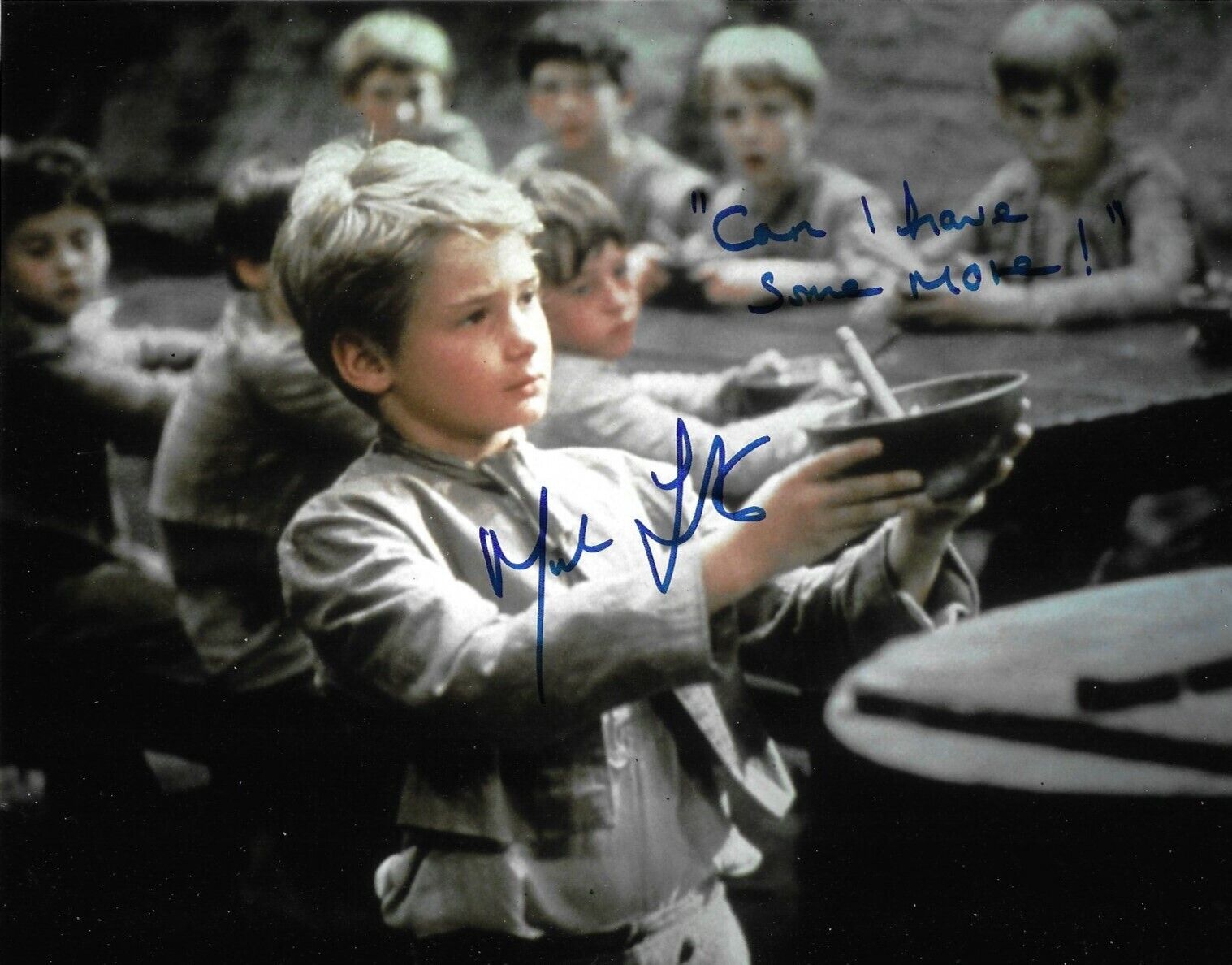 Mark Lester Signed Oliver 10x8 Photo Poster painting With Proof AFTAL