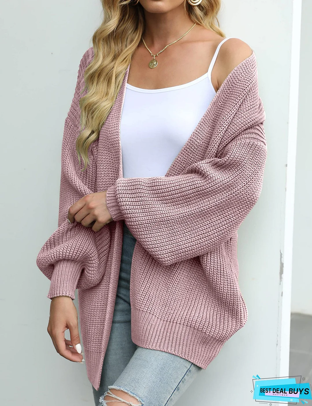 Gray Cocoon Casual Sweater