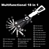 18-in-1 Bicycle CO2 Cylinder Pump Gas Nozzle Bike Fast Inflator Inflatable Head