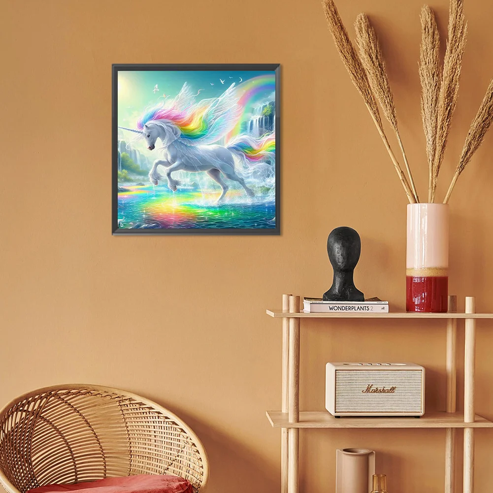 Diamond Painting - Full Round Drill - Unicorn(Canvas|30*30cm)