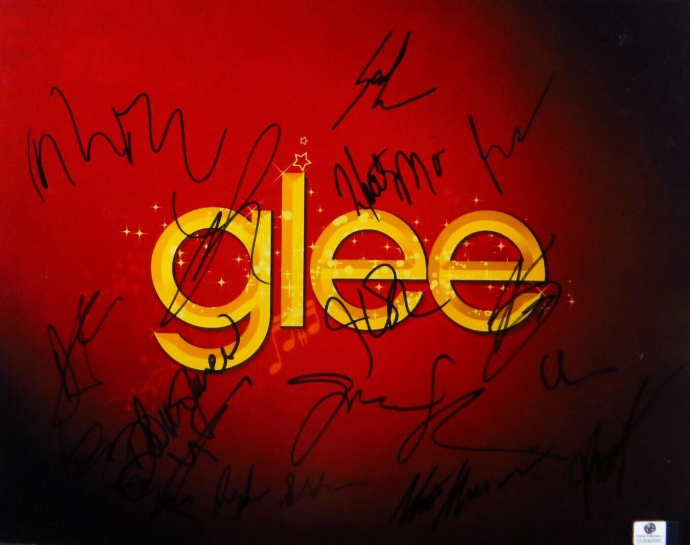 Glee Cast Signed 11X14 Photo Poster painting Michelle/Lynch/Morrison/Salling/McHale +9 GV849585