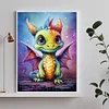 Dragon-Plein Rond Diamant Peinture-30X40CM