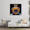 Abstract Art Vase - 11CT Stamped Cross Stitch 50*50cm
