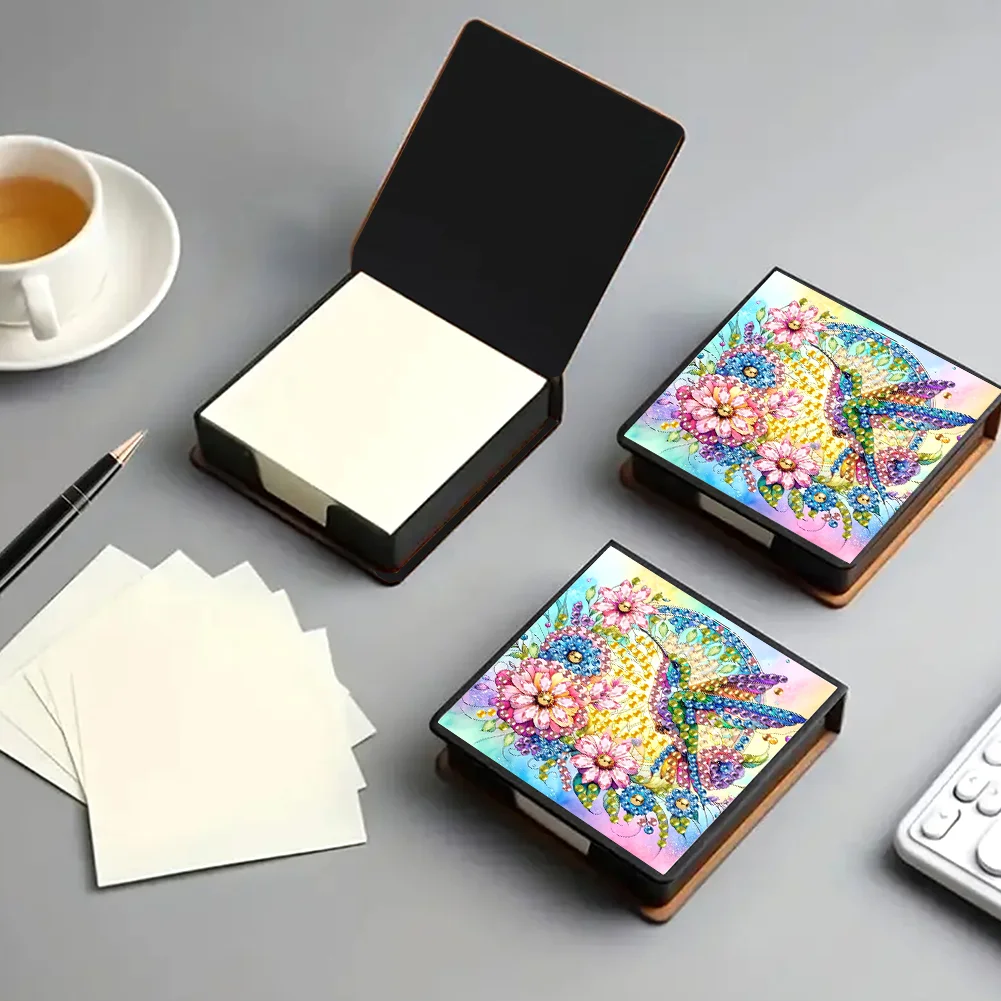 DIY Bird Diamond Painting Memo Pad Holder Mosaic Kit for DIY Art Craft