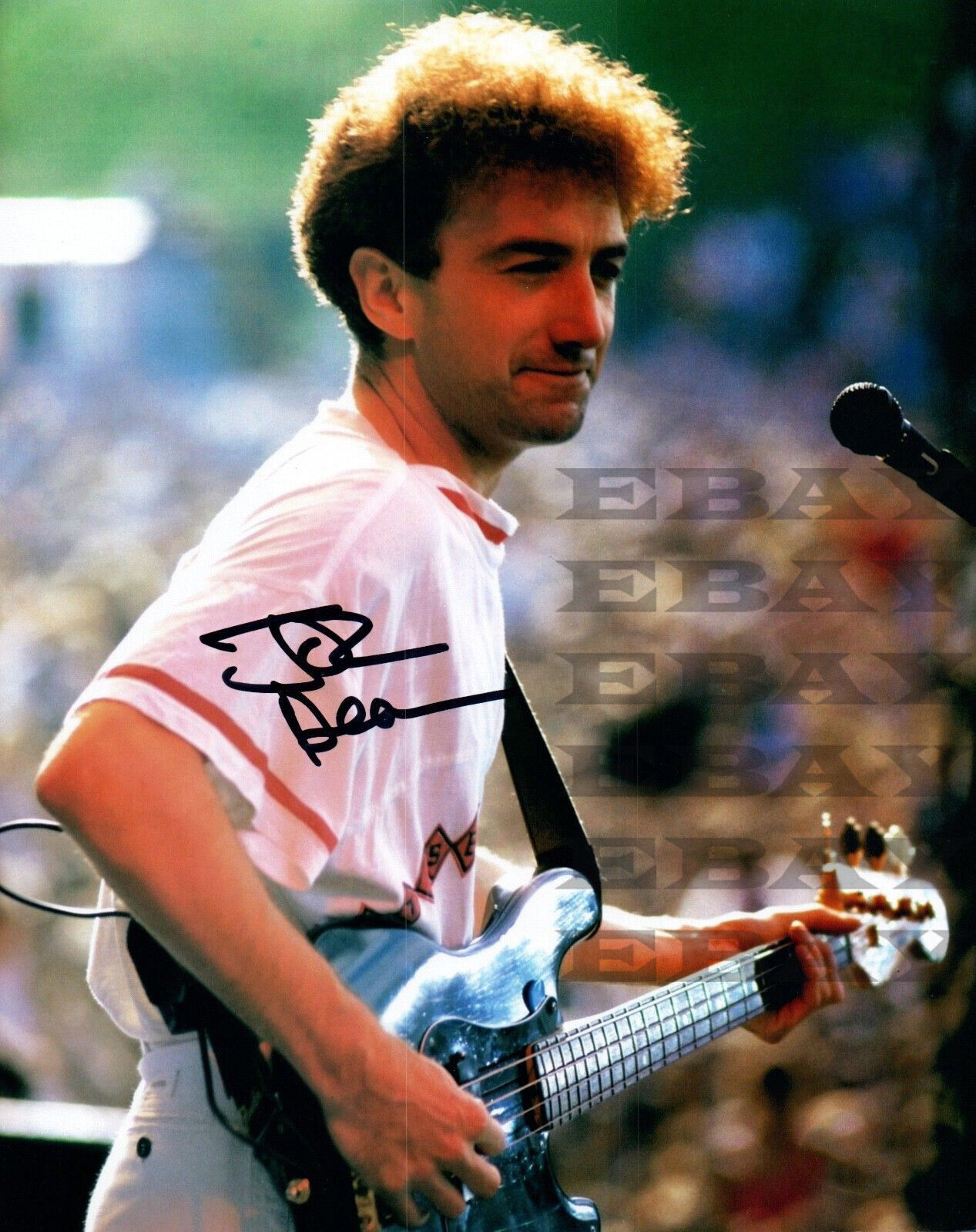 John Deacon Queen signed 8x10 Photo Poster painting Reprint